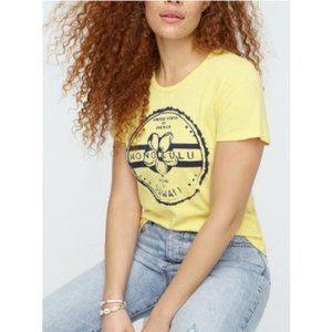 J. Crew | Yellow Honolulu T-Shirt | Medium